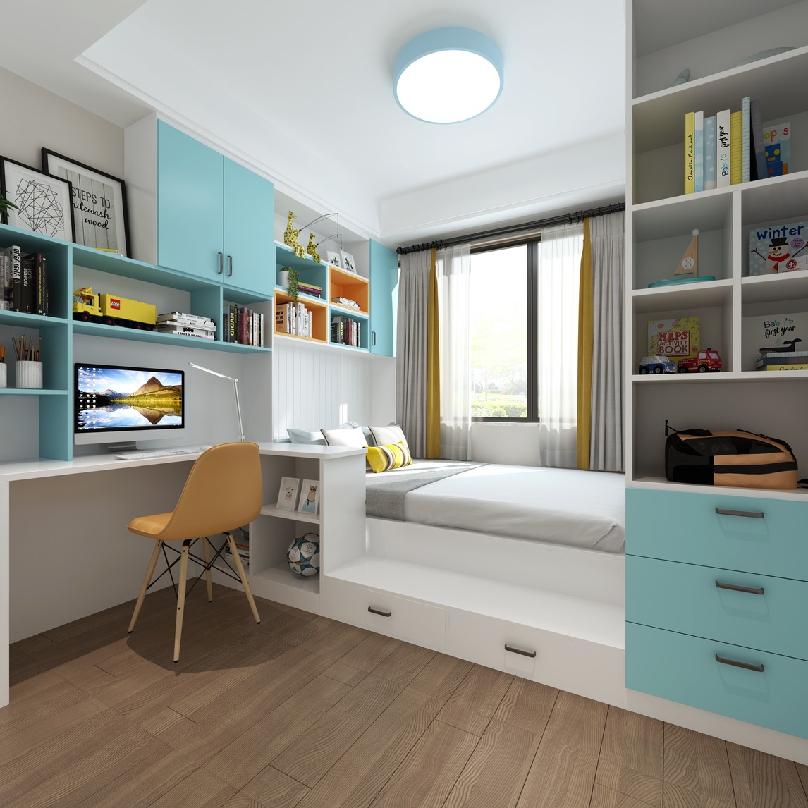 打造舒适温馨的儿童房榻榻米