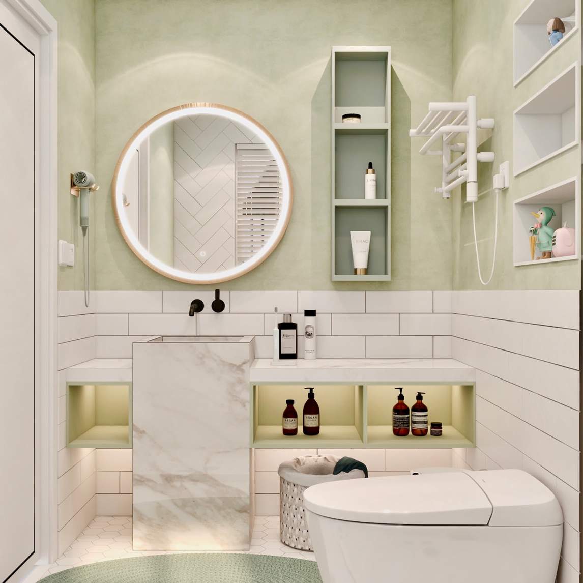 现代小清新卫生间你值得选择