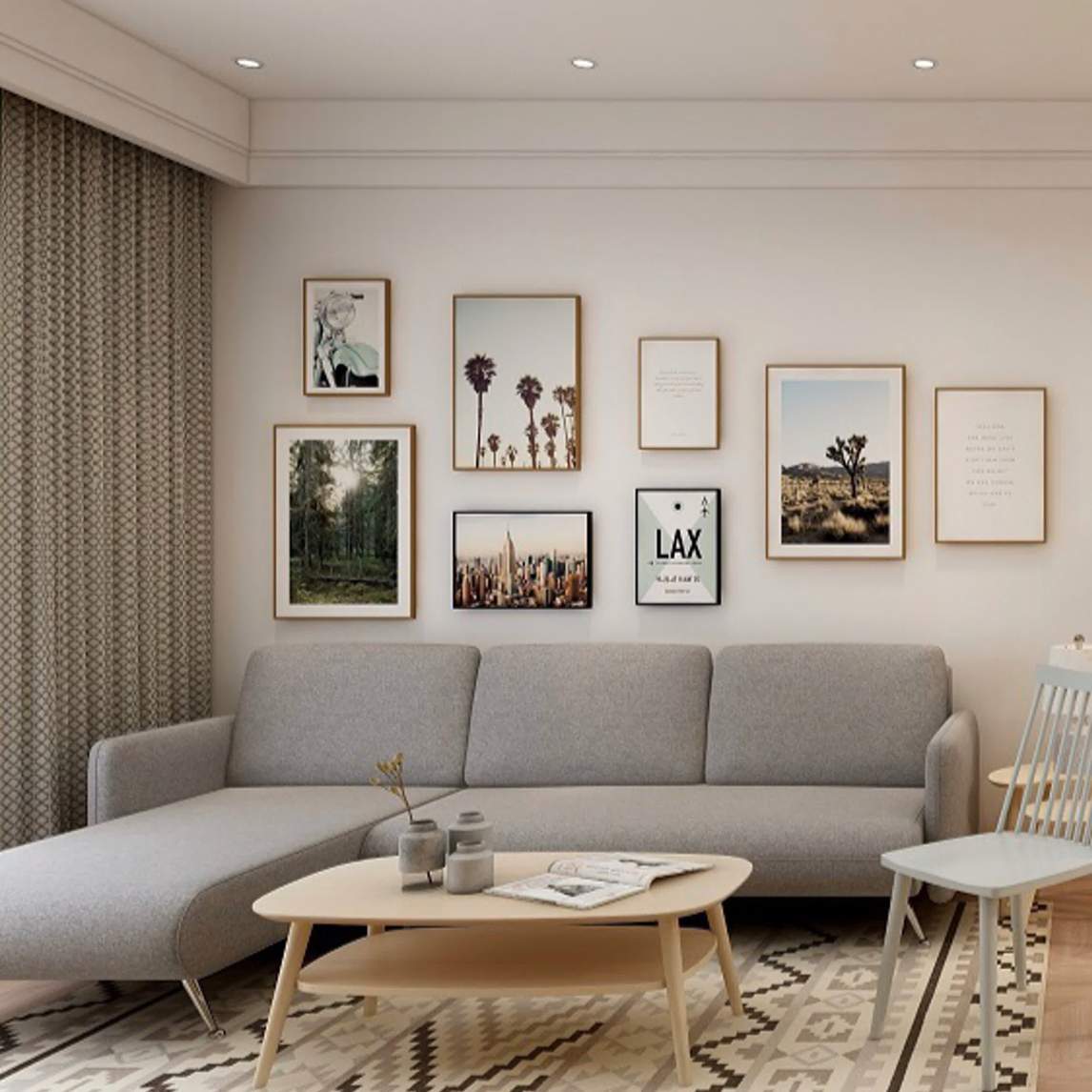 北欧风客厅,一种独特的简约高级美