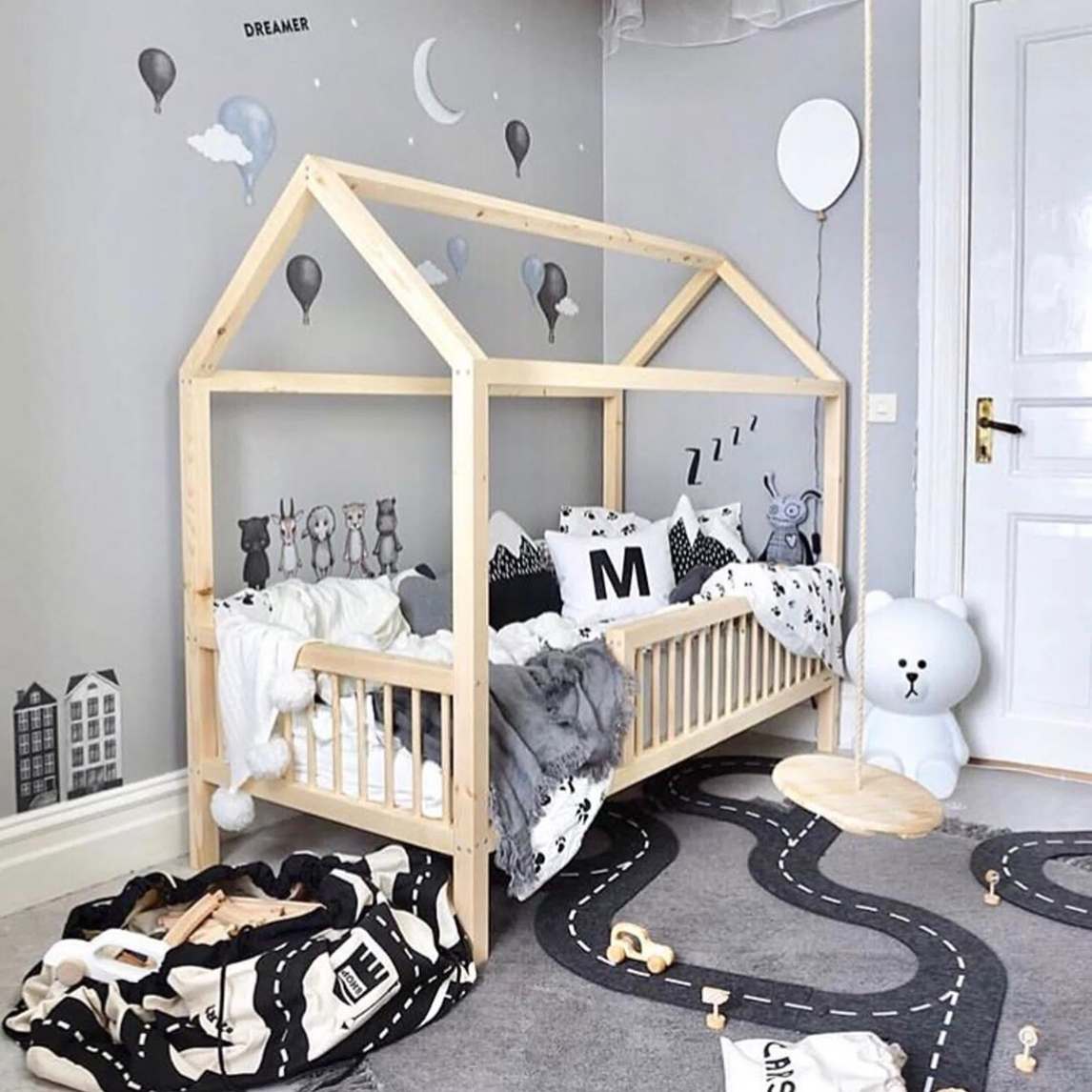 北欧风的儿童房,好温馨啊