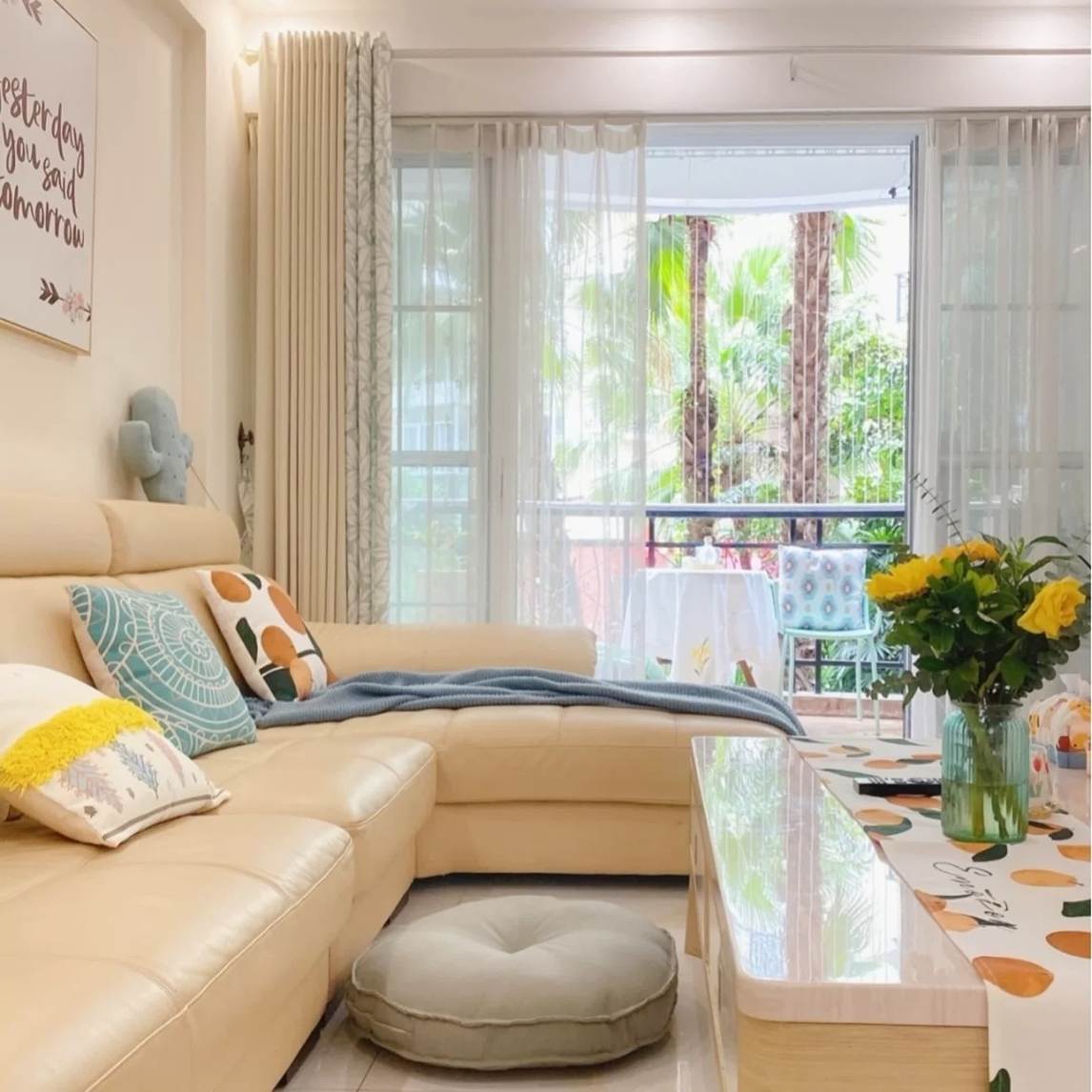 清新客厅简搭配,营造舒适居家环境 - 优优住家设计效果图 - 每平每屋