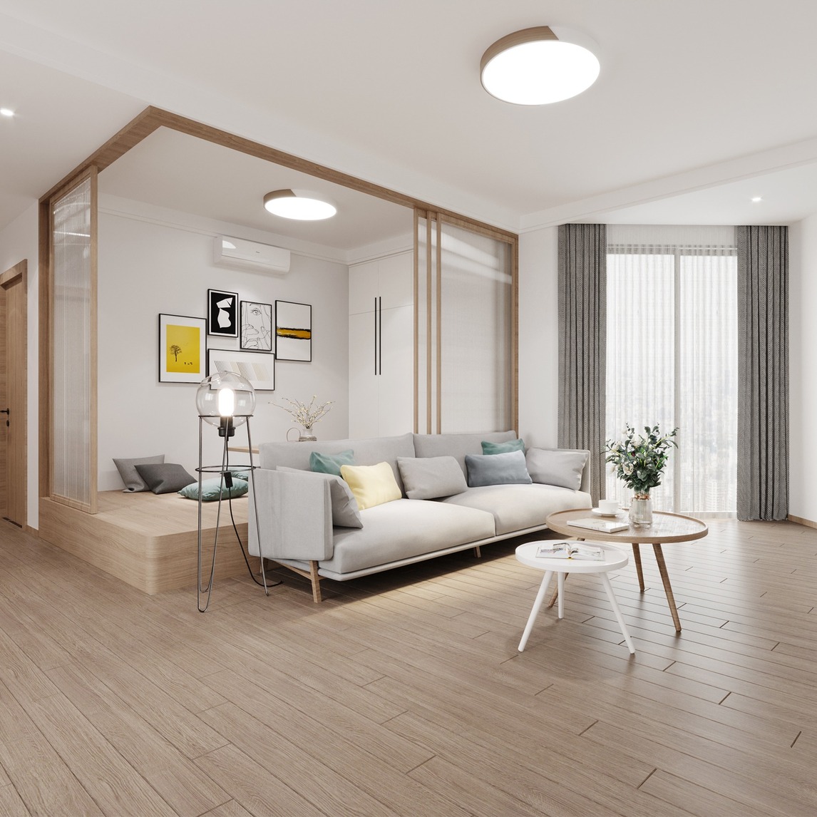 令人神往的舒适原木北欧风