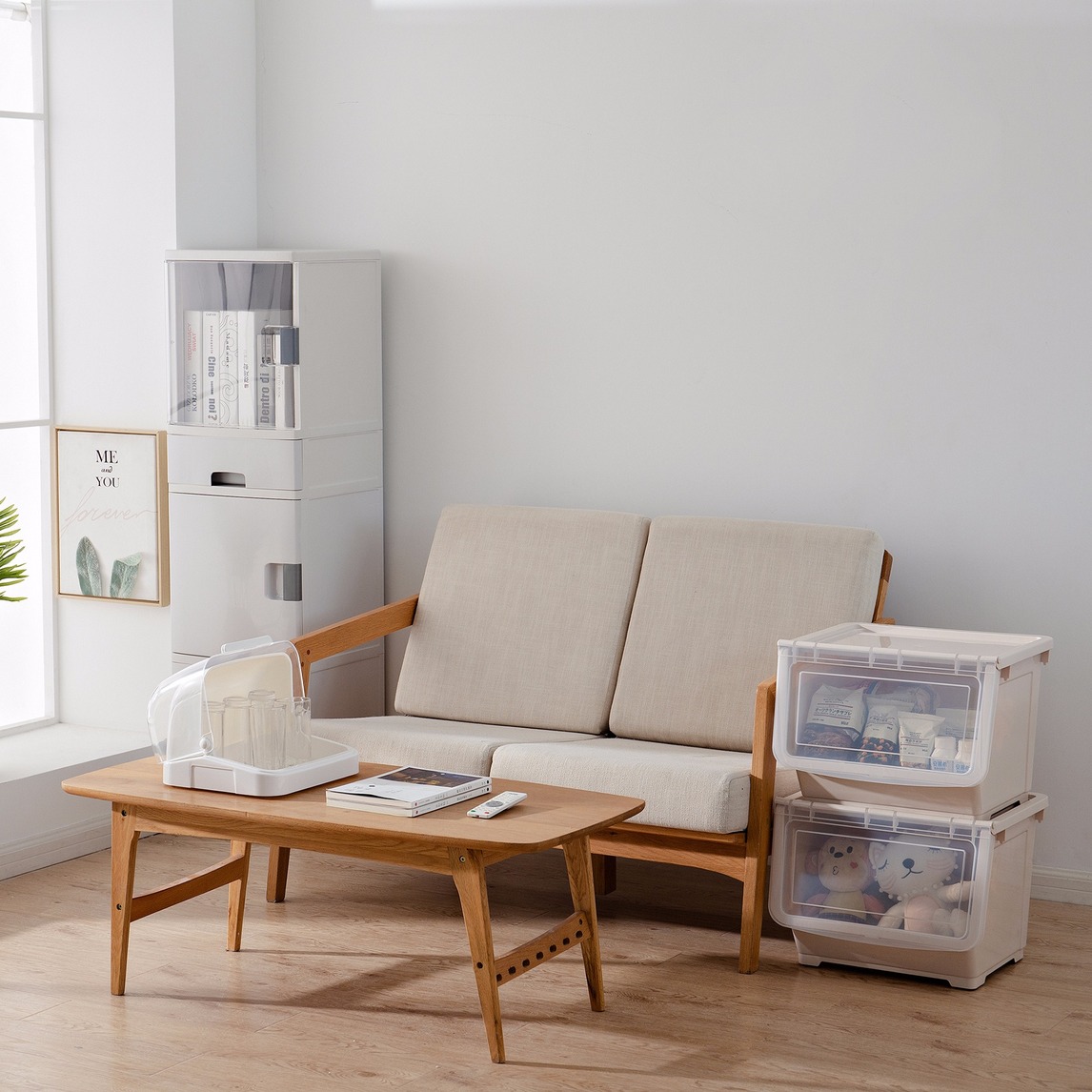 简约日系风客厅,让生活更舒适樱优美 设计师说: 日系风格一向以简约