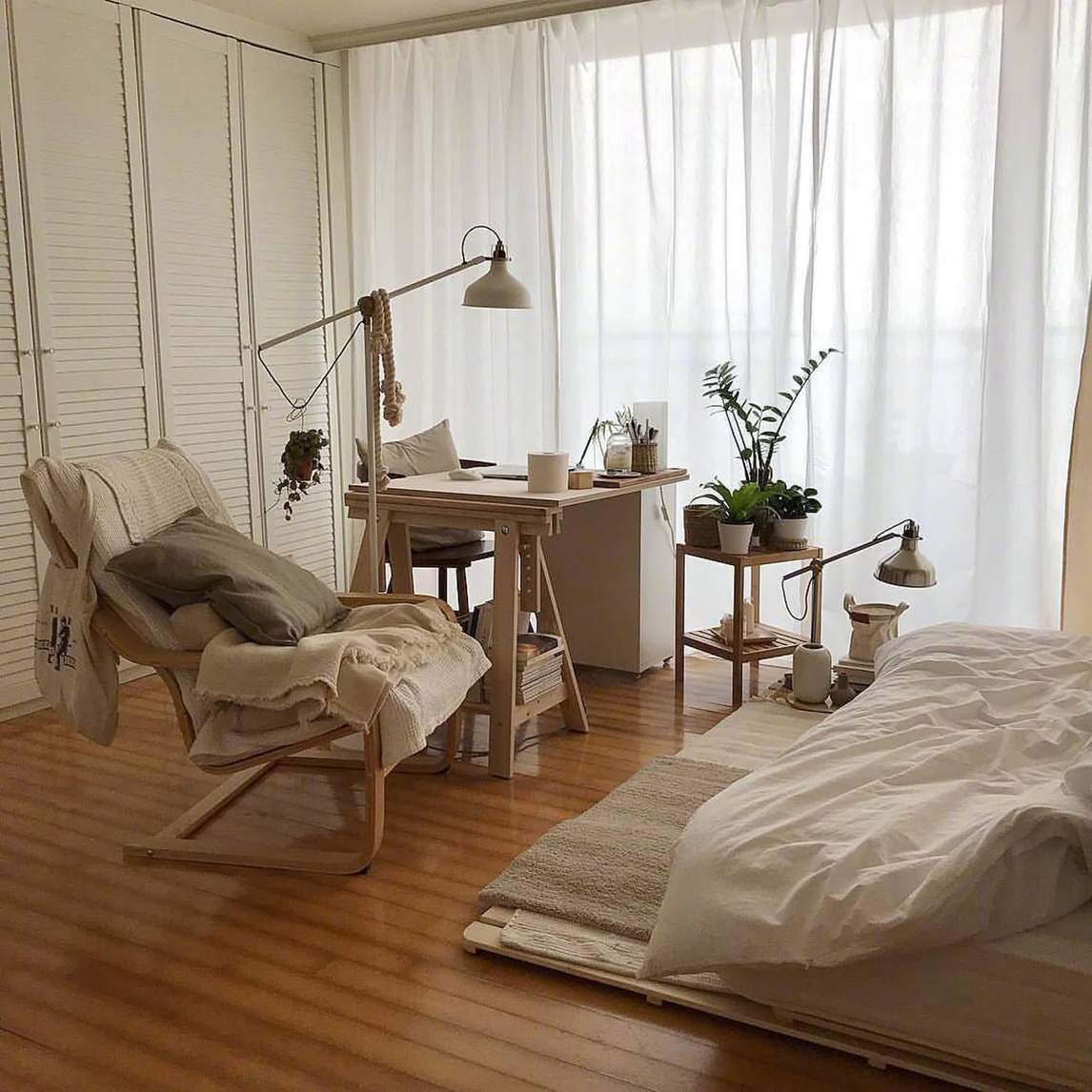 日式卧室,小空间的幸福感