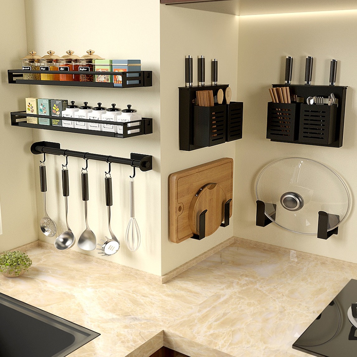 现代厨房收纳 爱上做饭的感觉