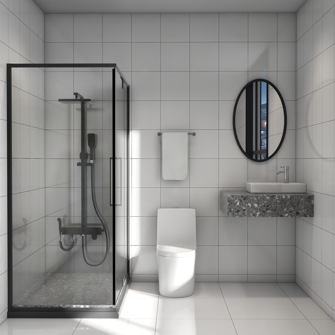 现代卫浴间推荐搭配