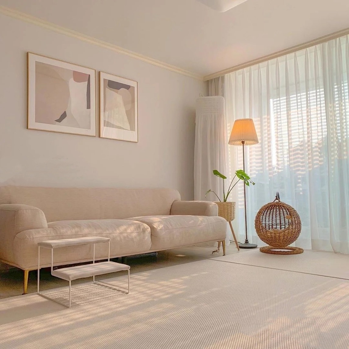 韩系ins风小家,被治愈的一天 - 熊熊的生活好物设计效果图 - 每平每屋