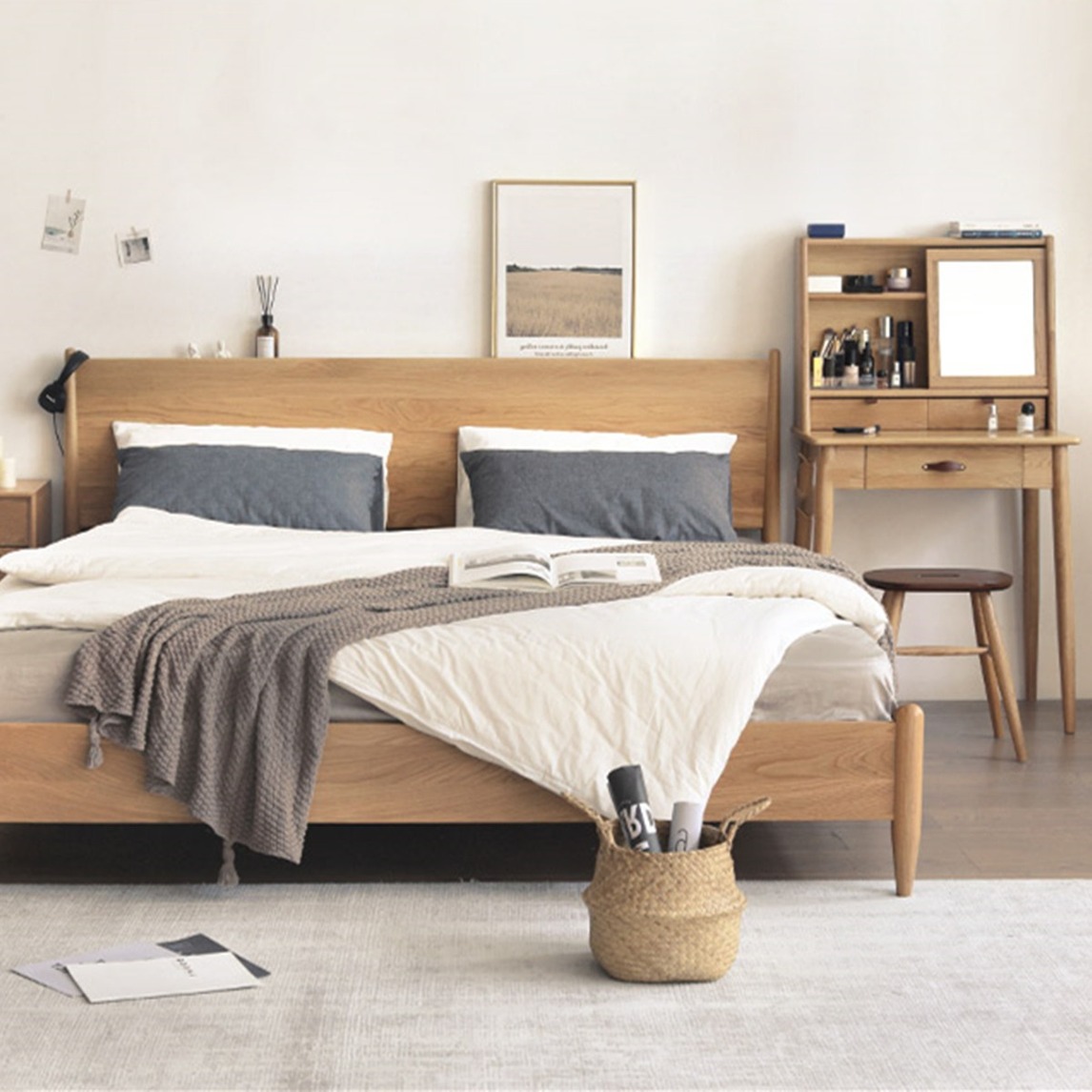 优秀作品 简约实木床,给你大自然的气息大码猴 设计师说: 简约的造型