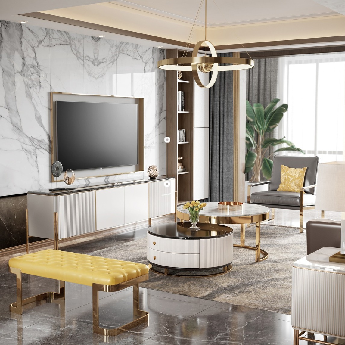 美式轻奢现代风室内就要这样搭