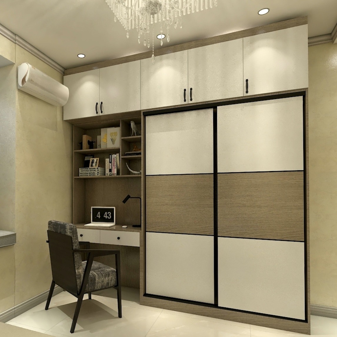 定制拼接衣柜丰富空间层次感