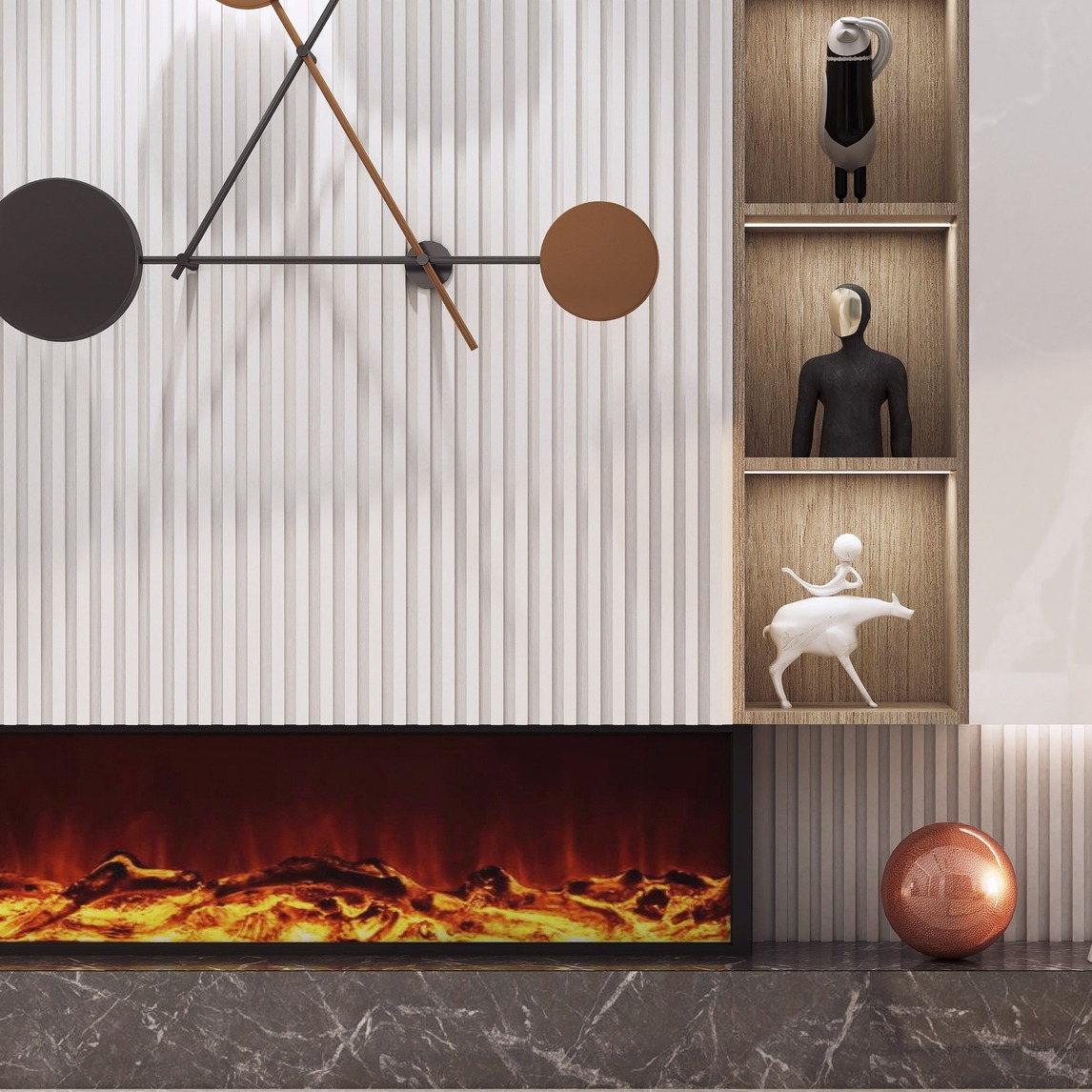 有未来感的科技客厅