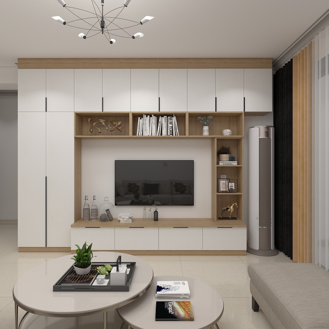 原木色永远不过时 - 华廷熙泰全屋定制:潮州店设计效果图 - 每平每屋