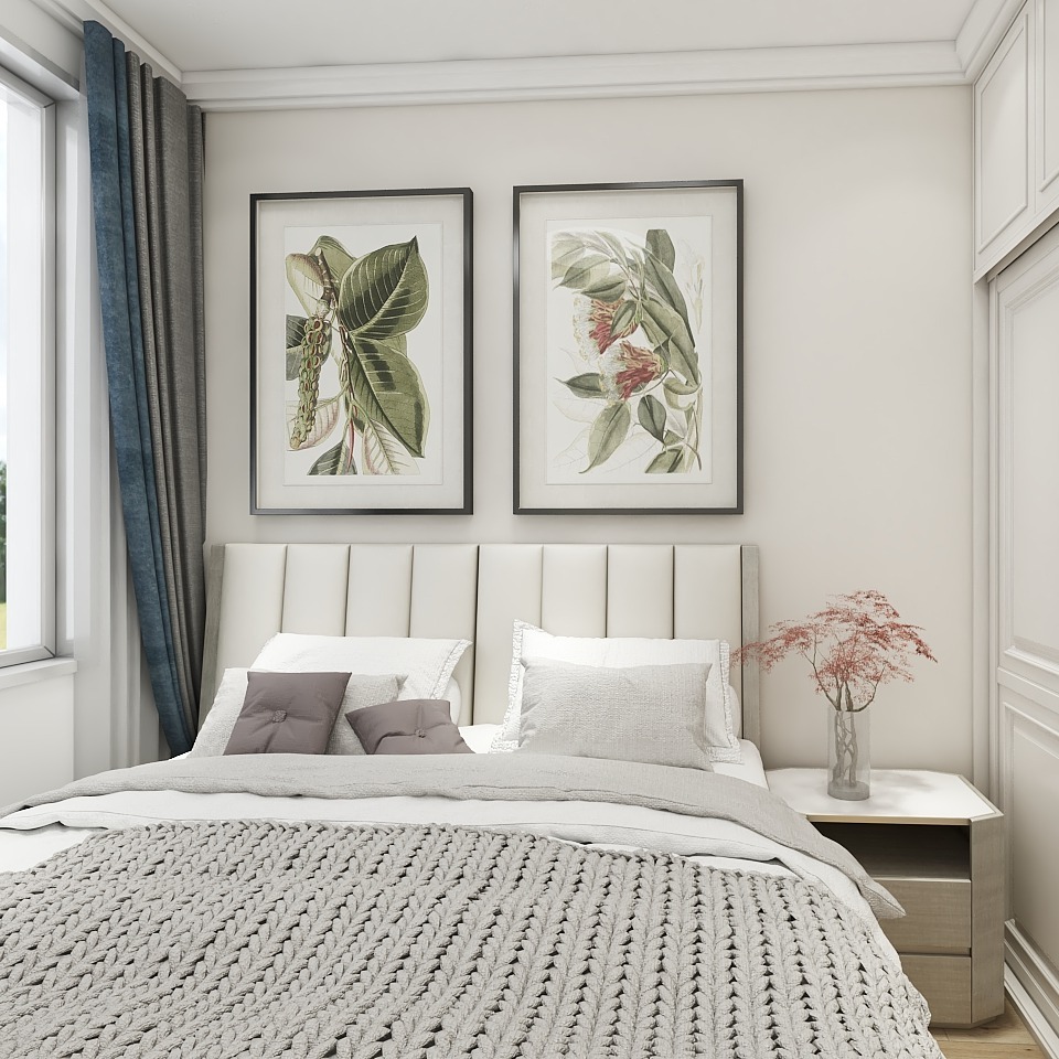 象牙白的家,尽显高贵气质 - t**1设计效果图 - 每平每屋·设计家