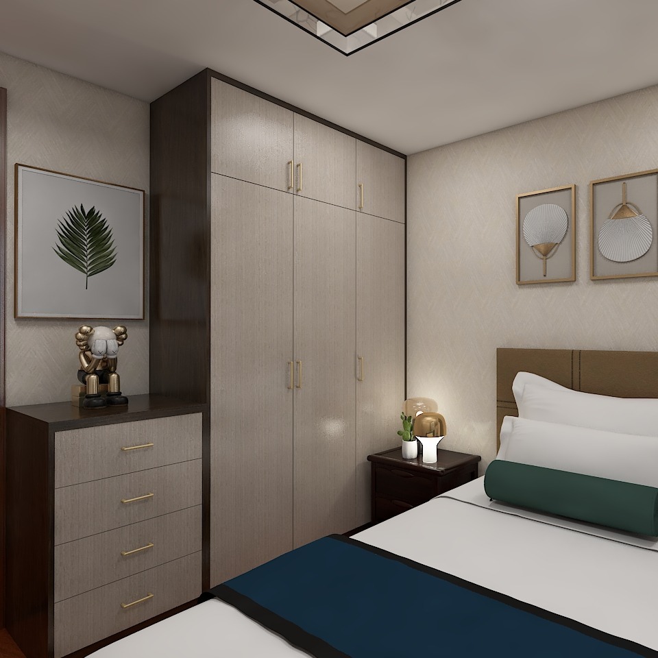 衣柜这么做,很有设计感!