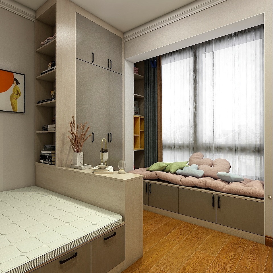 定制榻榻米地台,收纳储物完全没问题