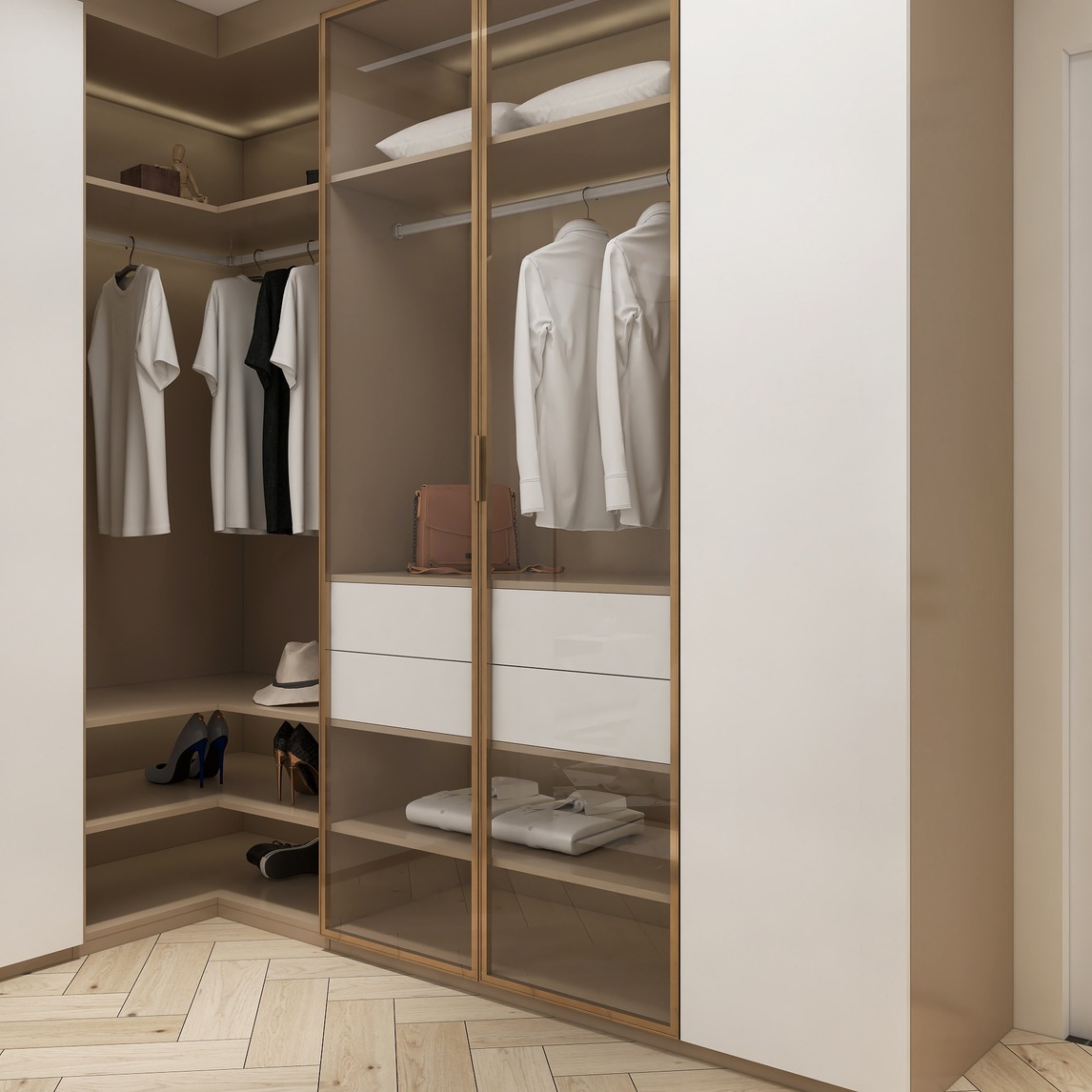 一个开放式衣帽间,才是最好的模样