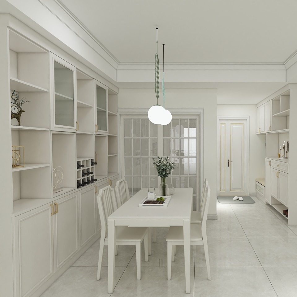 你们要的全象牙白装修感受纯净无暇的美