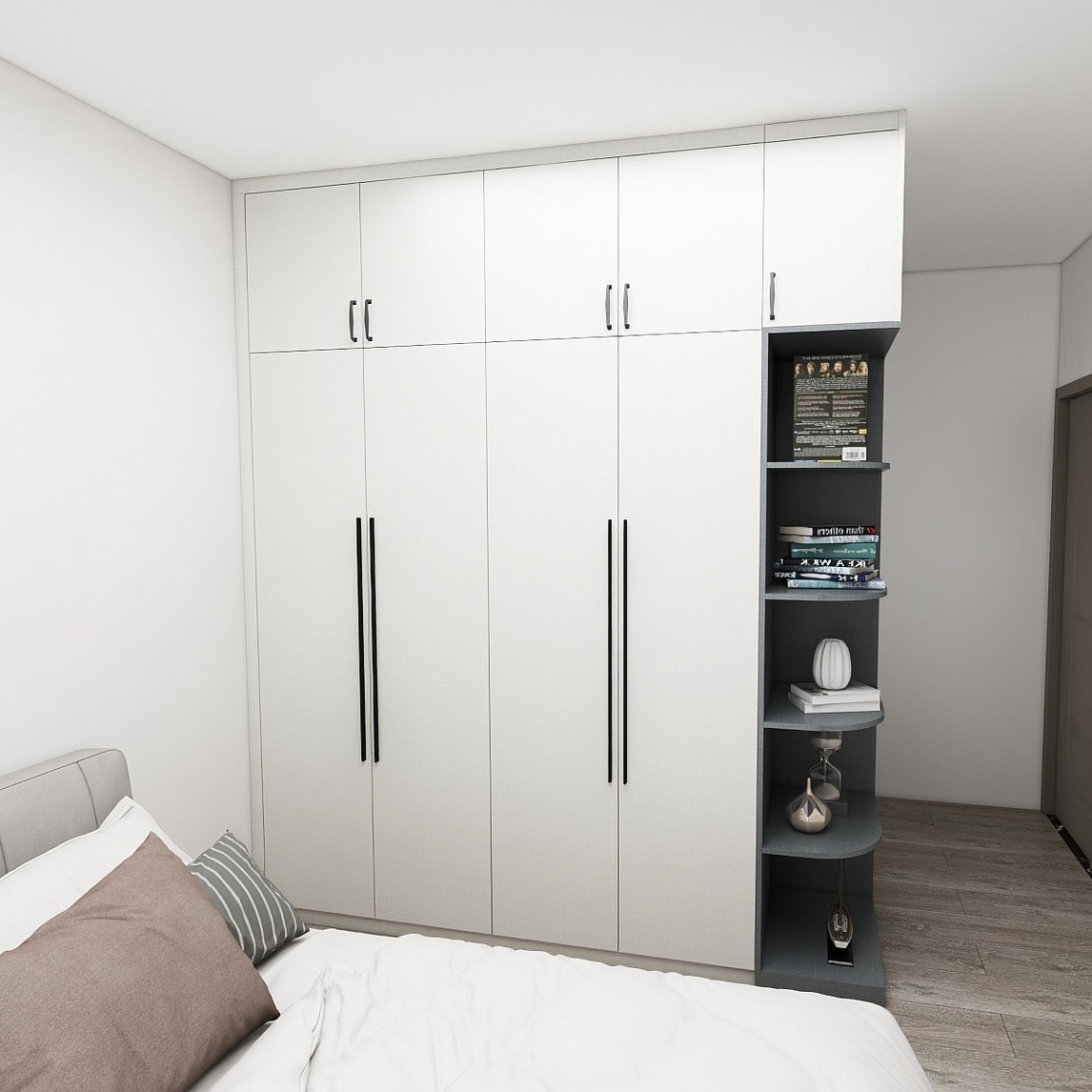 极简线条设计衣柜定制