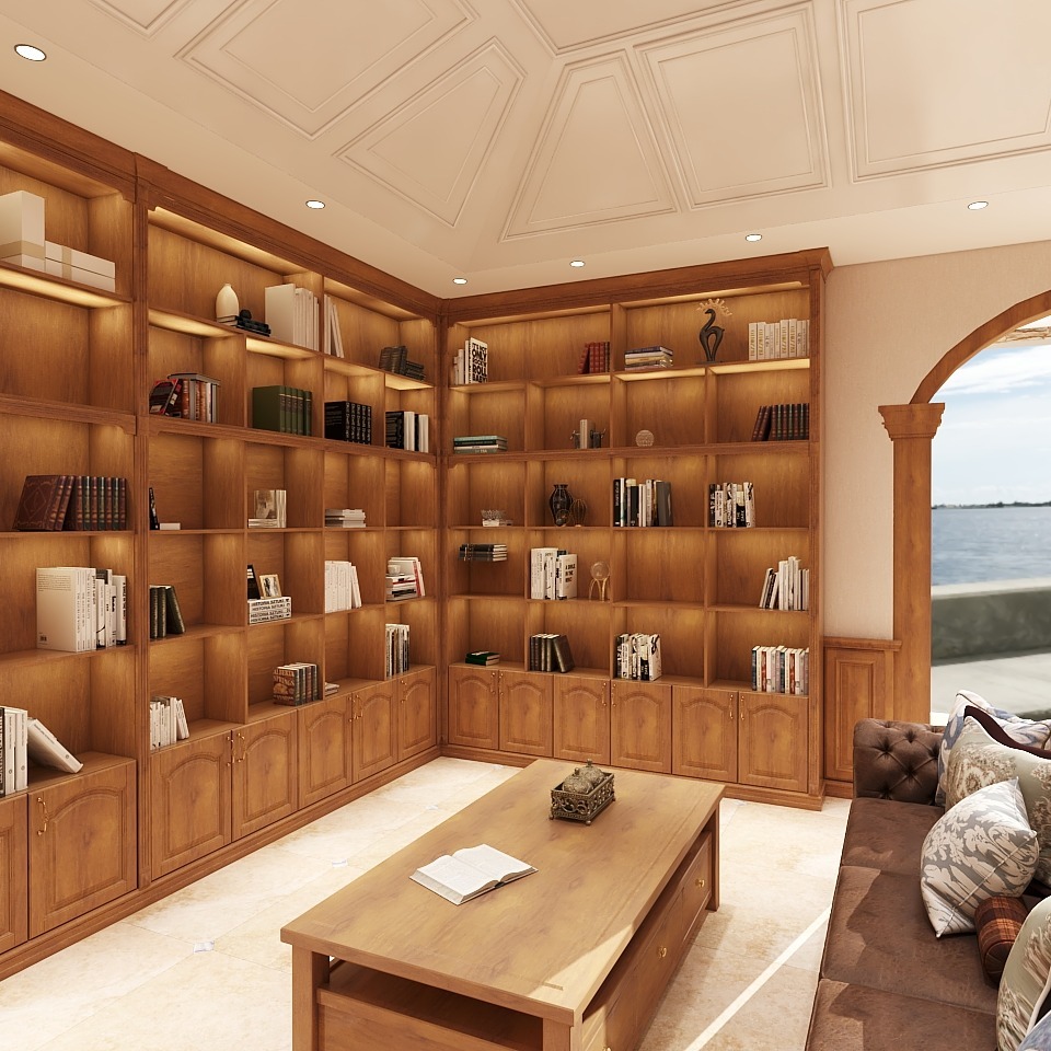 优秀作品 这样的书房,会客学习都太精致了设计师说: 微场景欧式 商品