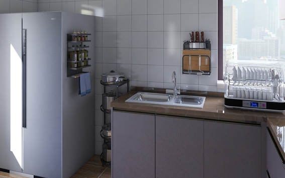 小小厨房的一角,提升空间80%