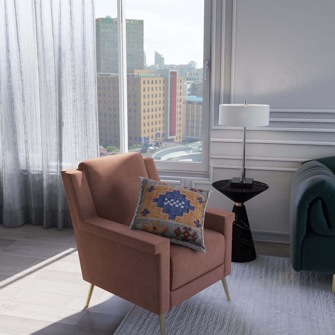 优秀作品 优梵艺术客厅微场景magipige丶 设计师说: 代都市的忙碌生活