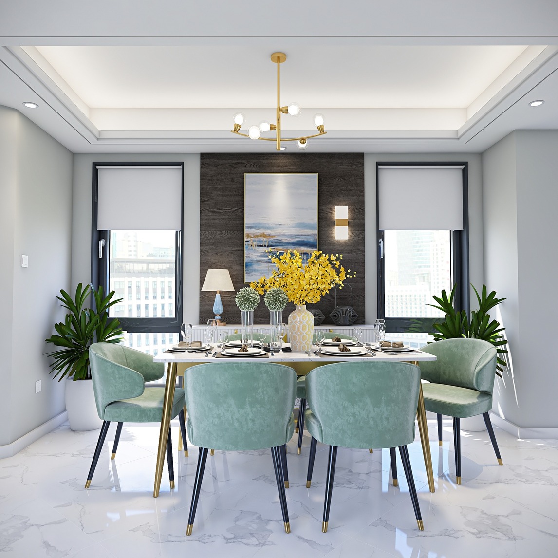 现代轻奢风餐厅