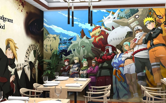 3d日本动漫龙珠主题男生卧室装修