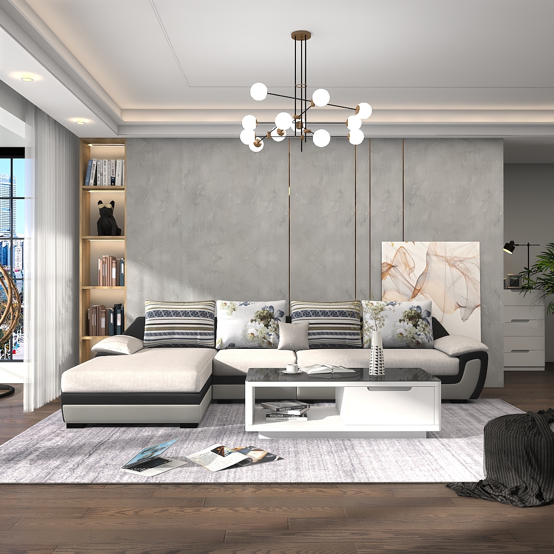 现代简约客厅套房组合