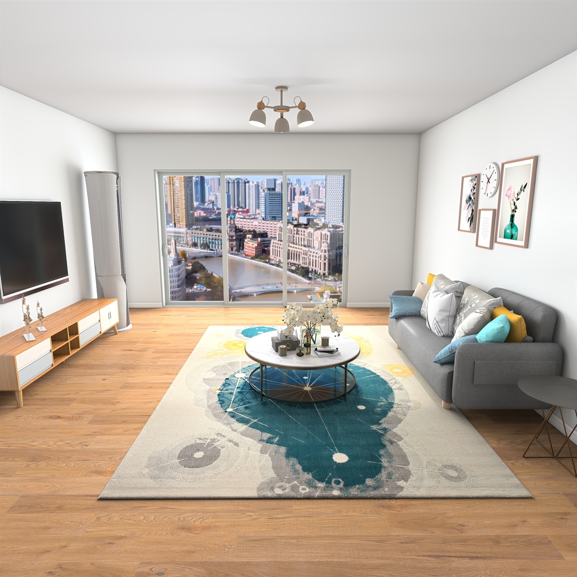 北欧ins客厅搭配