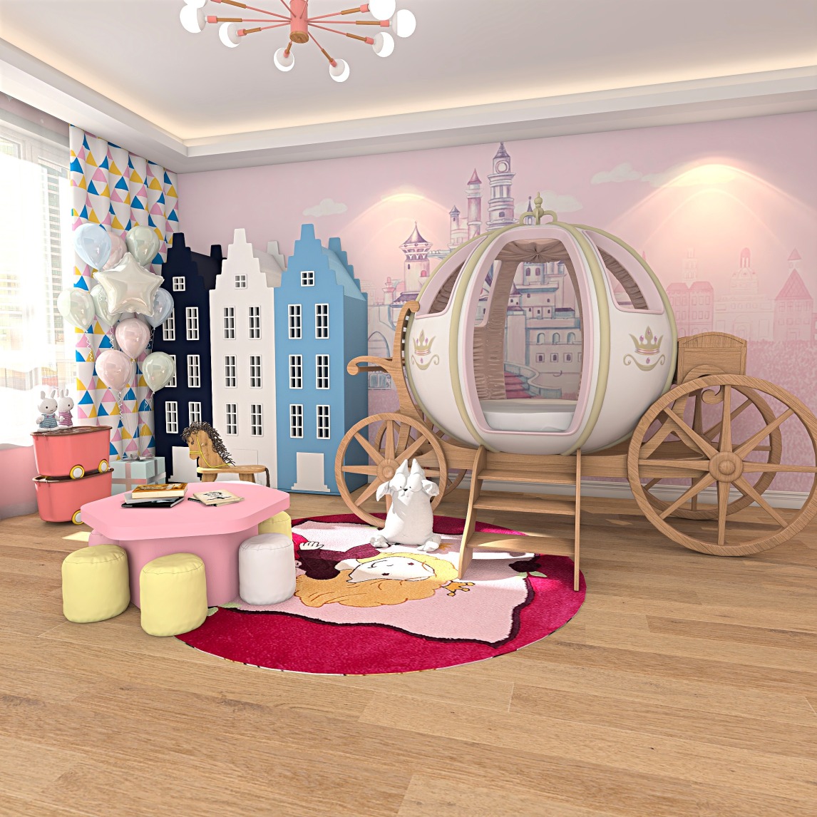 公主房间图片大全 给孩子一个造梦空间-欧派家居