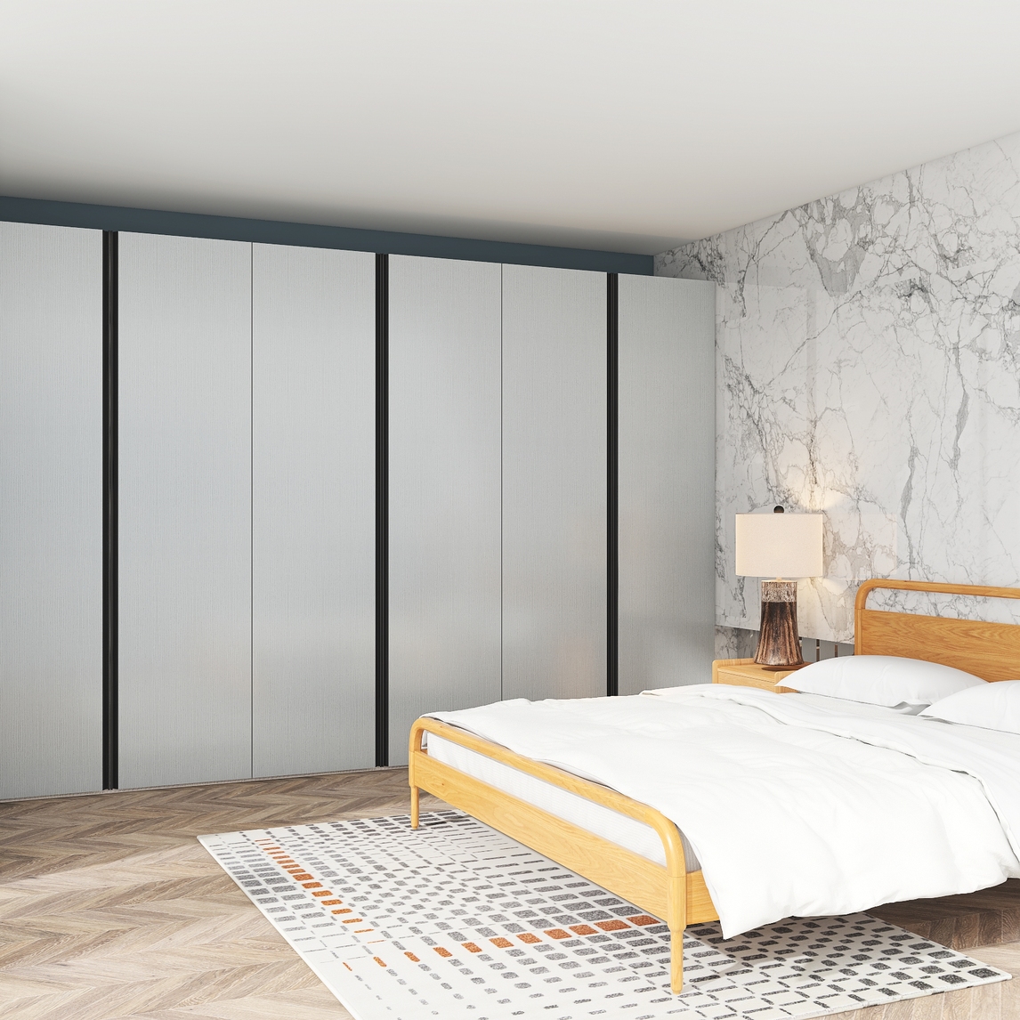 北欧黑白配!衣柜就是要这么简单!