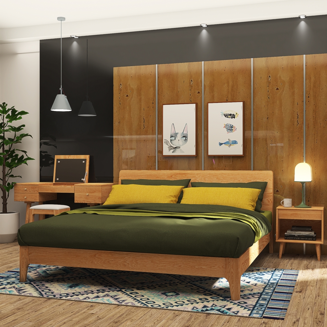 日系和风卧室搭配