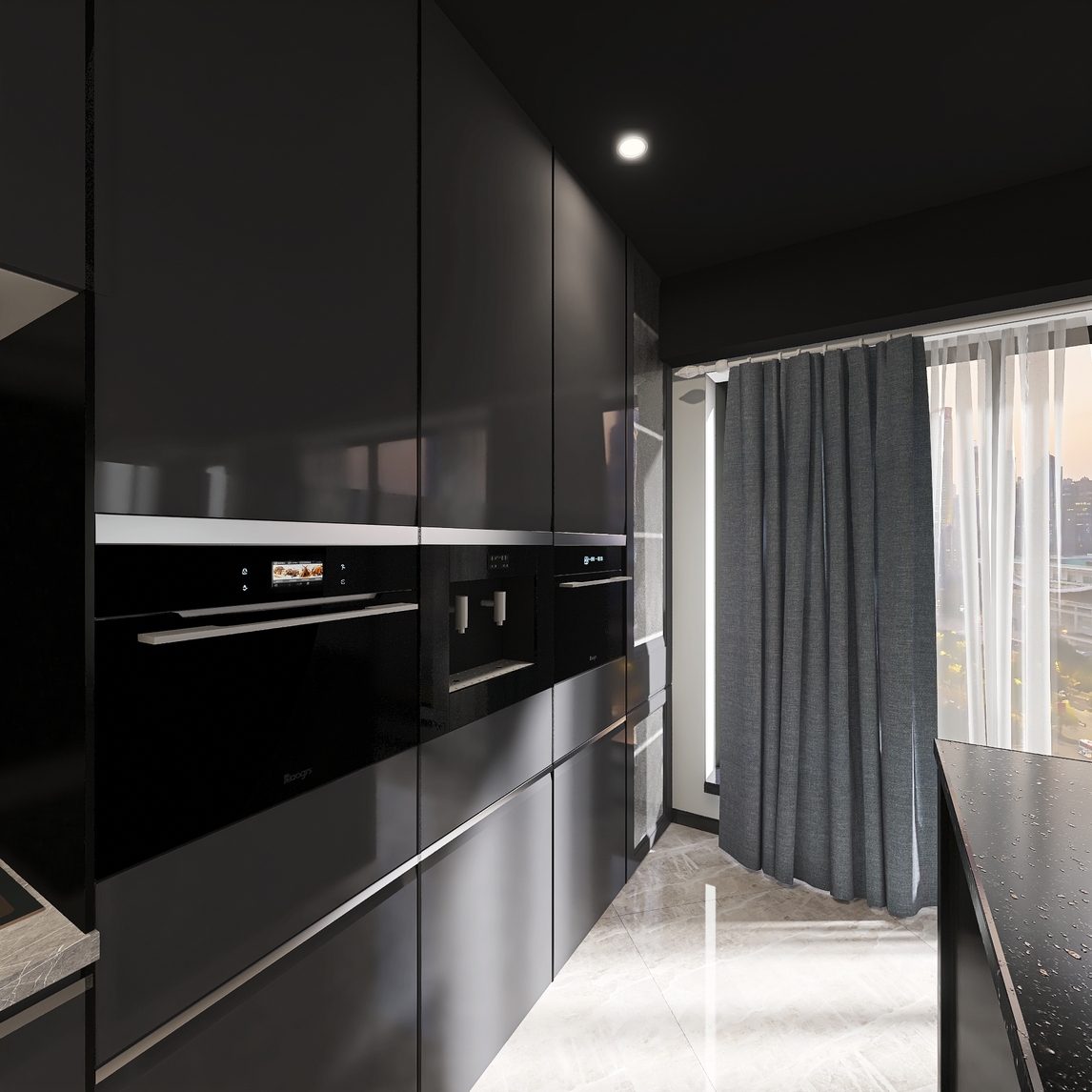 n3微蒸烤一体机适配北欧风橱柜