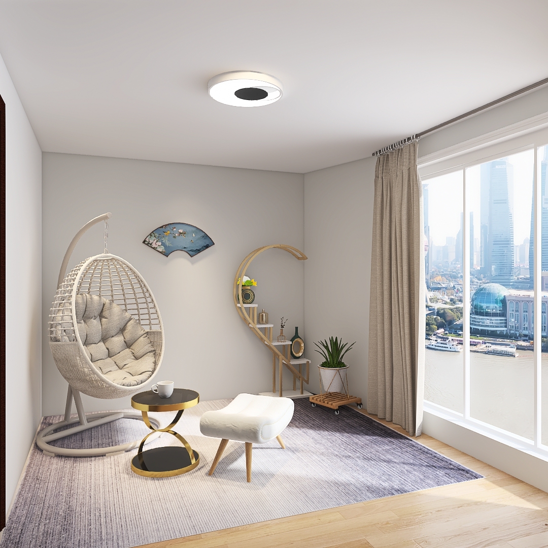 现代风阳台,享受舒适的个人空间