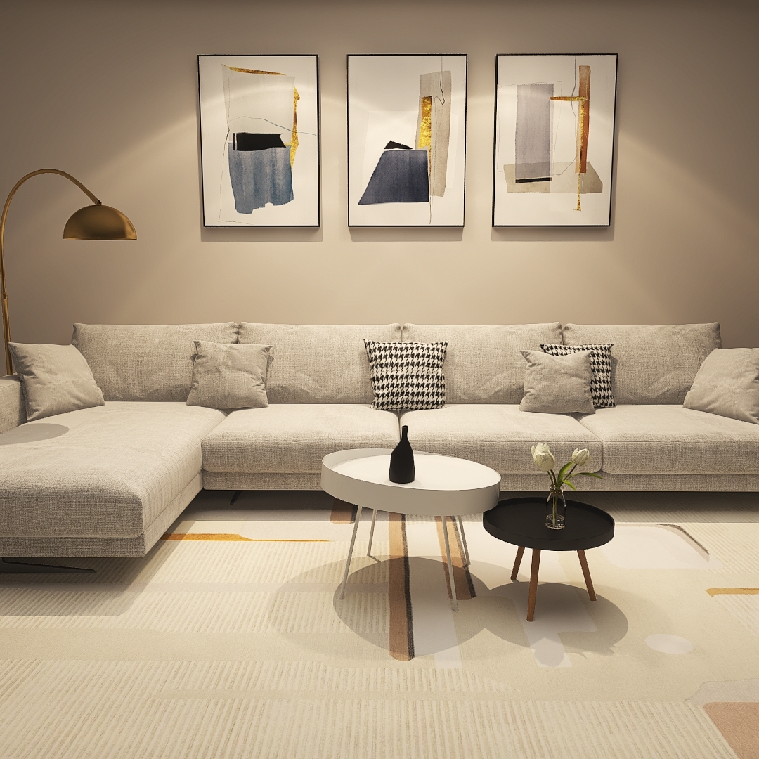 雅致现代化简约客厅