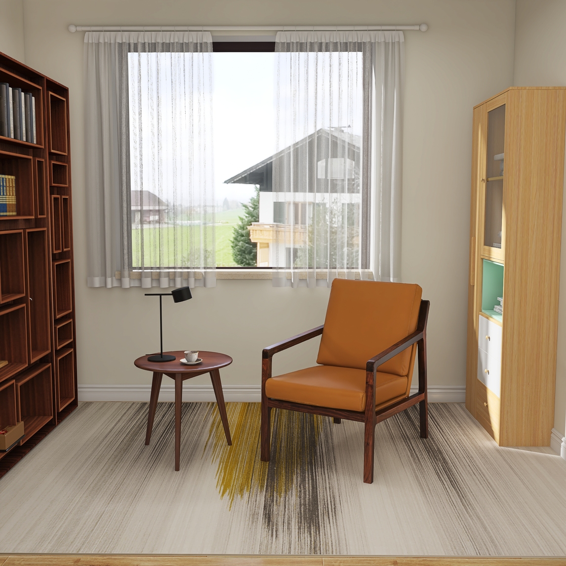 阅读好格调书房一角怎能对付