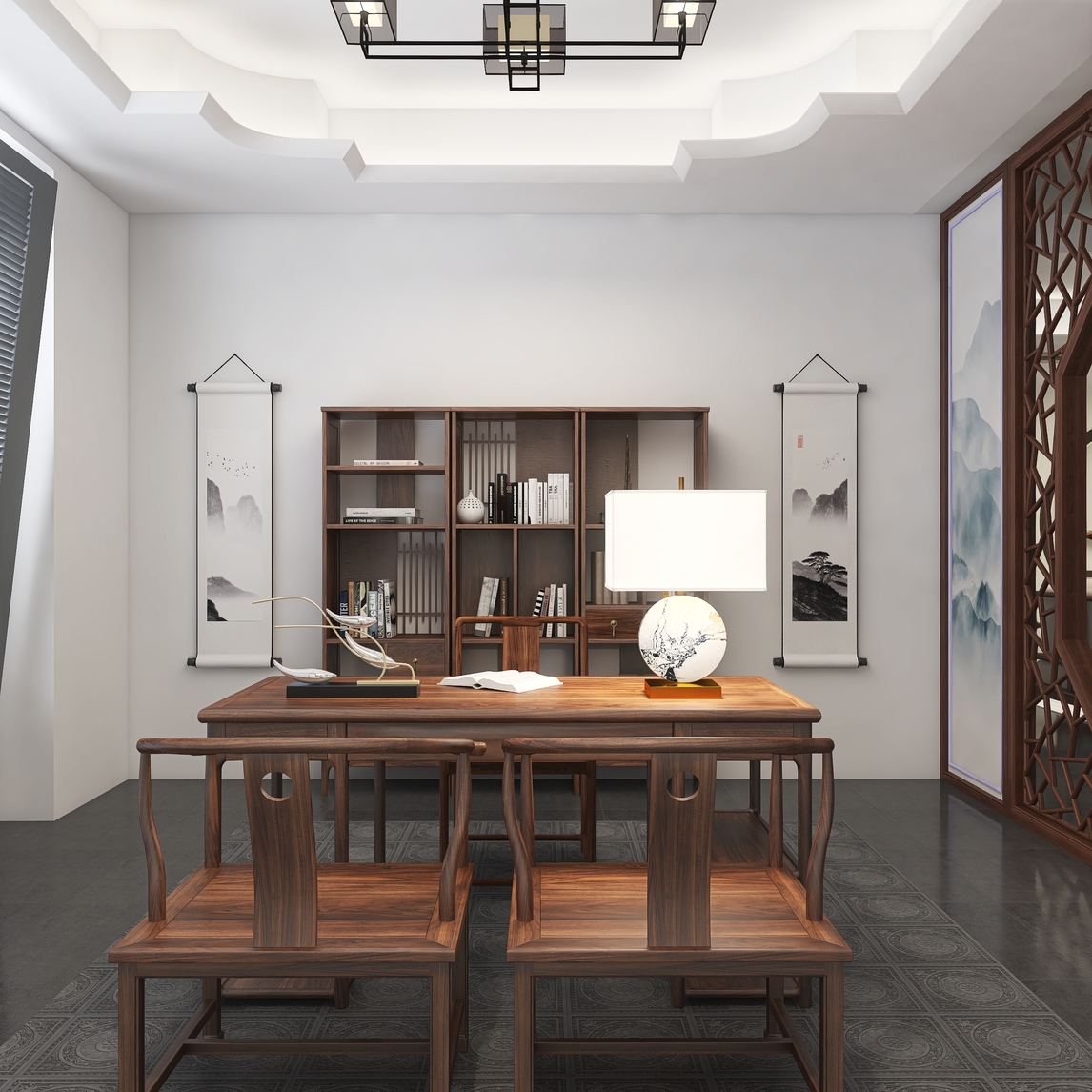 古风古韵 - 90后的蜗居设计效果图 - 每平每屋·设计家