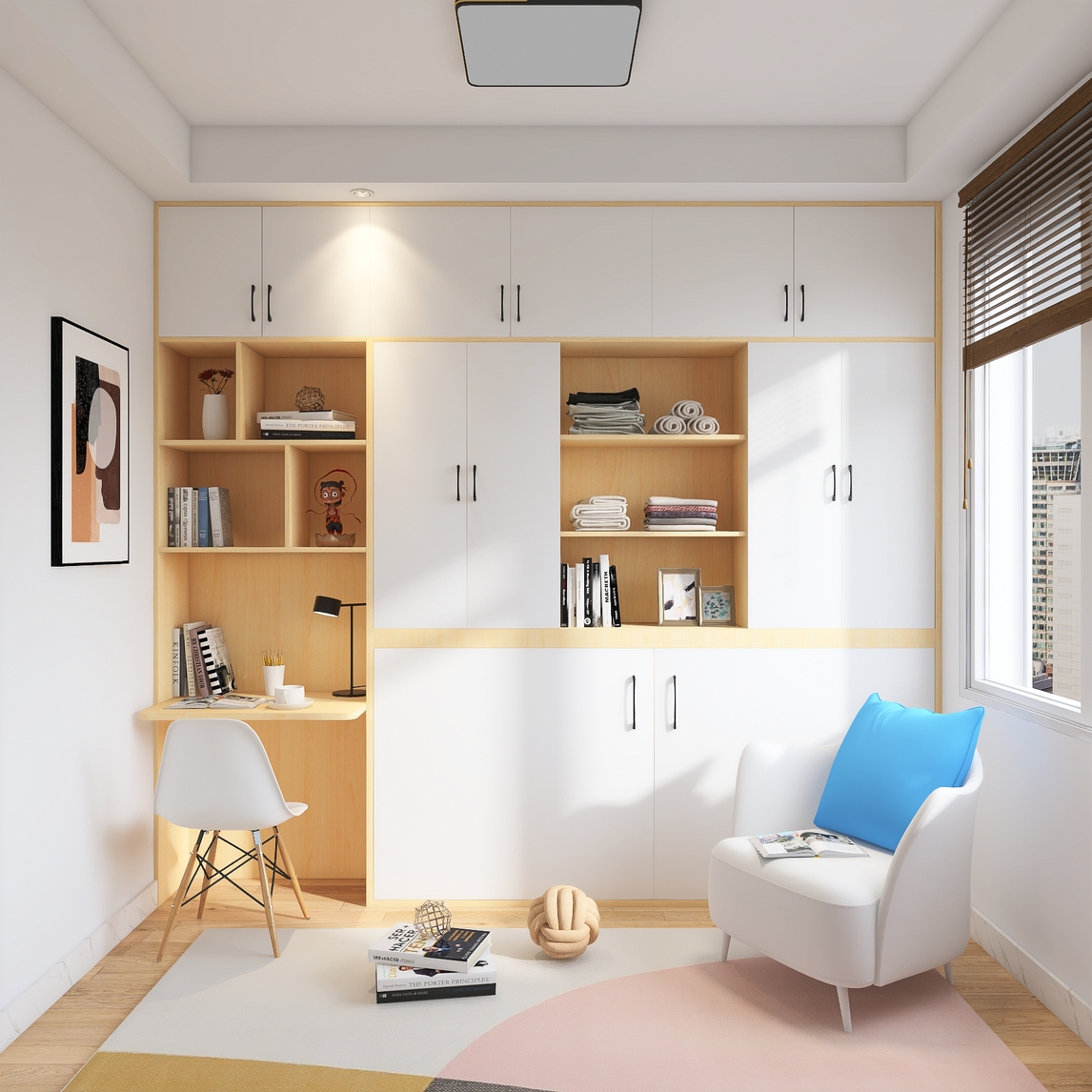 卧室与书房自由切换