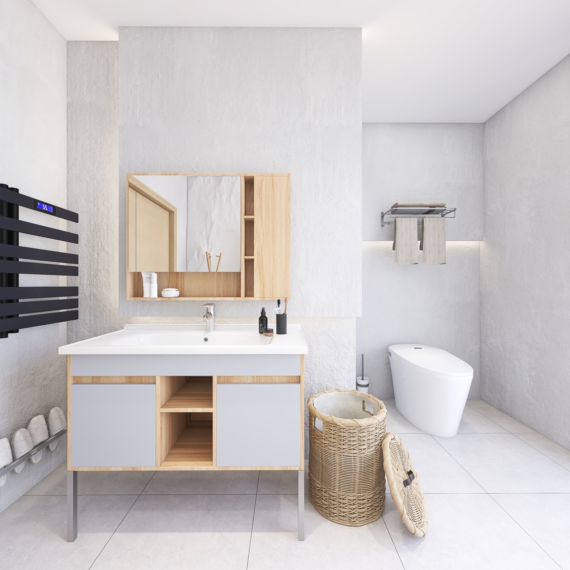 日式浴室轻松休闲