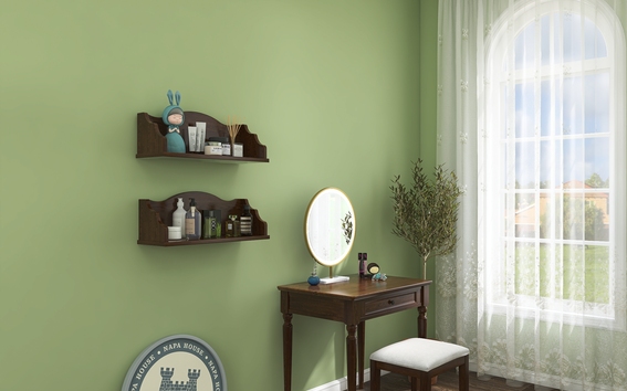 苹果绿的天然灵动带进卧室