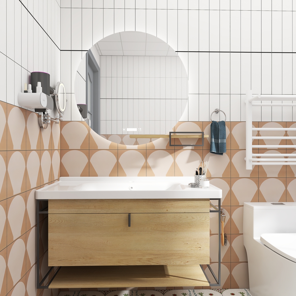 北欧小复古卫生间