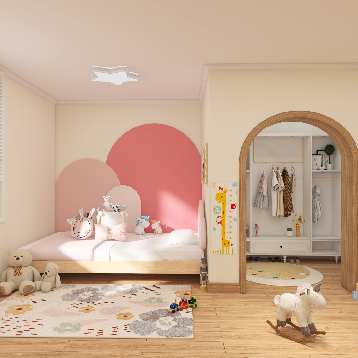 粉色少女卧室|空间|家装设计|Zsy--烁 - 原创作品 - 站酷 (ZCOOL)