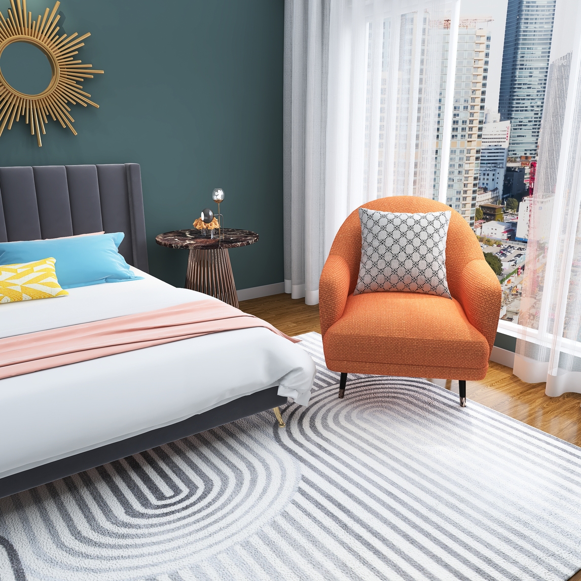 北欧艺术,恰到好处的装饰 - 美**尔设计效果图 - 每平每屋·设计家